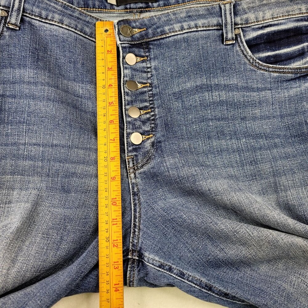 Kut From The Kloth Womens Reese Fab Ab Ankle Straight Leg Jeans 20W High Rise - Picture 13 of 14
